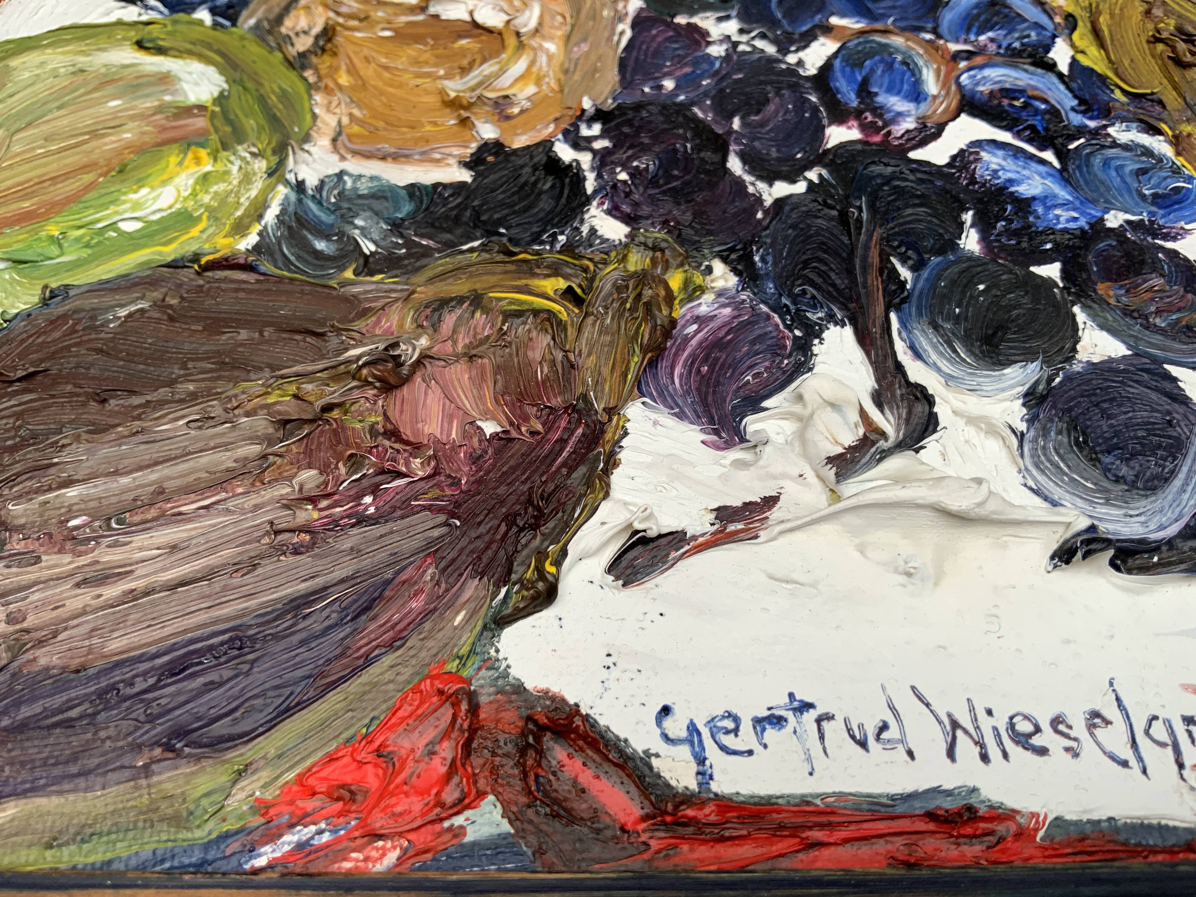 Wieselgren peinture à l'huile nature morte 1991