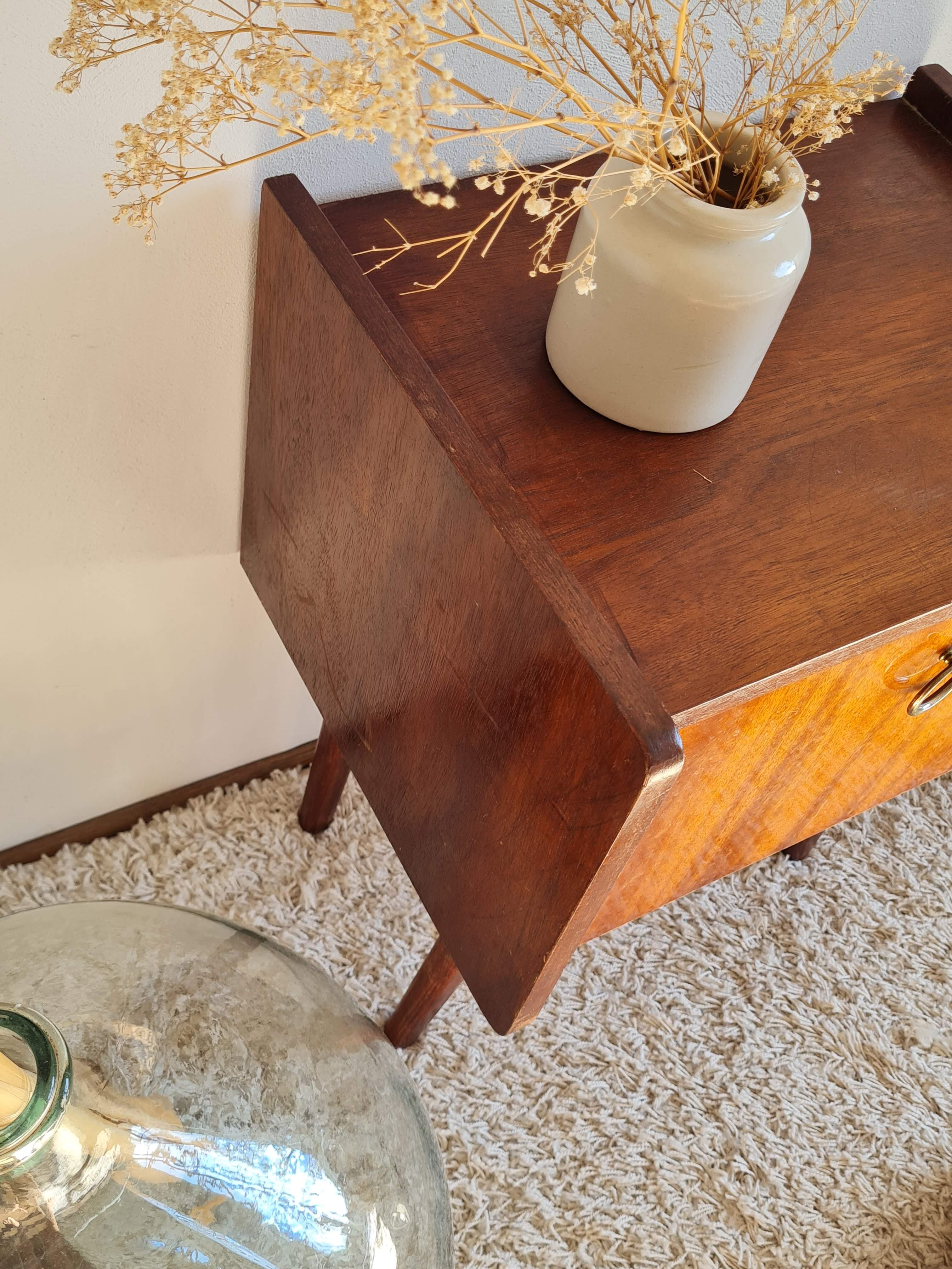 Pair of vintage bedside tables