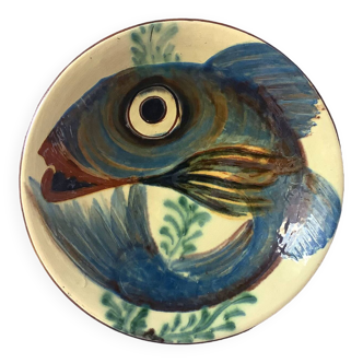Puigdemont Spanish ceramic plate - fish 28 cm