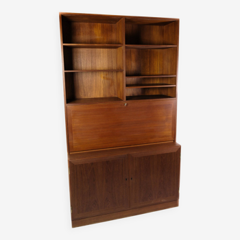 Bookcase With Secretary/Desk Made In Teak From 1960s