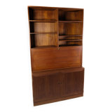 Bookcase With Secretary/Desk Made In Teak From 1960s