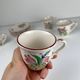 Set of 5 KG Luneville cups + saucers – Réverbère model