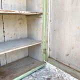 Antique farmhouse cabinet with mirror