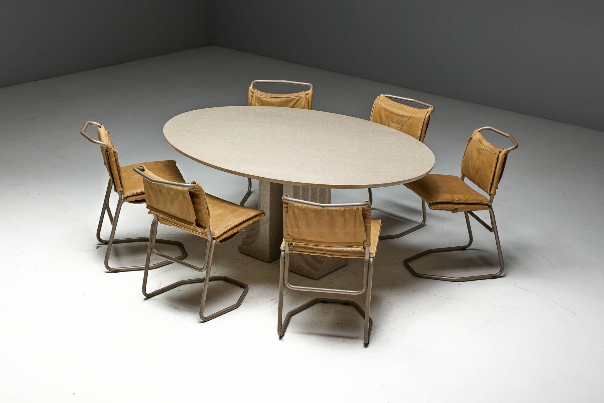 Samo dining table by Carlo Scarpa for Simon Gavina, Italy, 1971