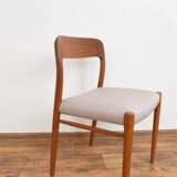 Danish Teak Dining Chair Model 75 by Niels Otto Møller for J.L. Møllers, 1960s, Set of 6.