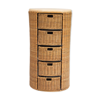 Furniture rattan drawers
