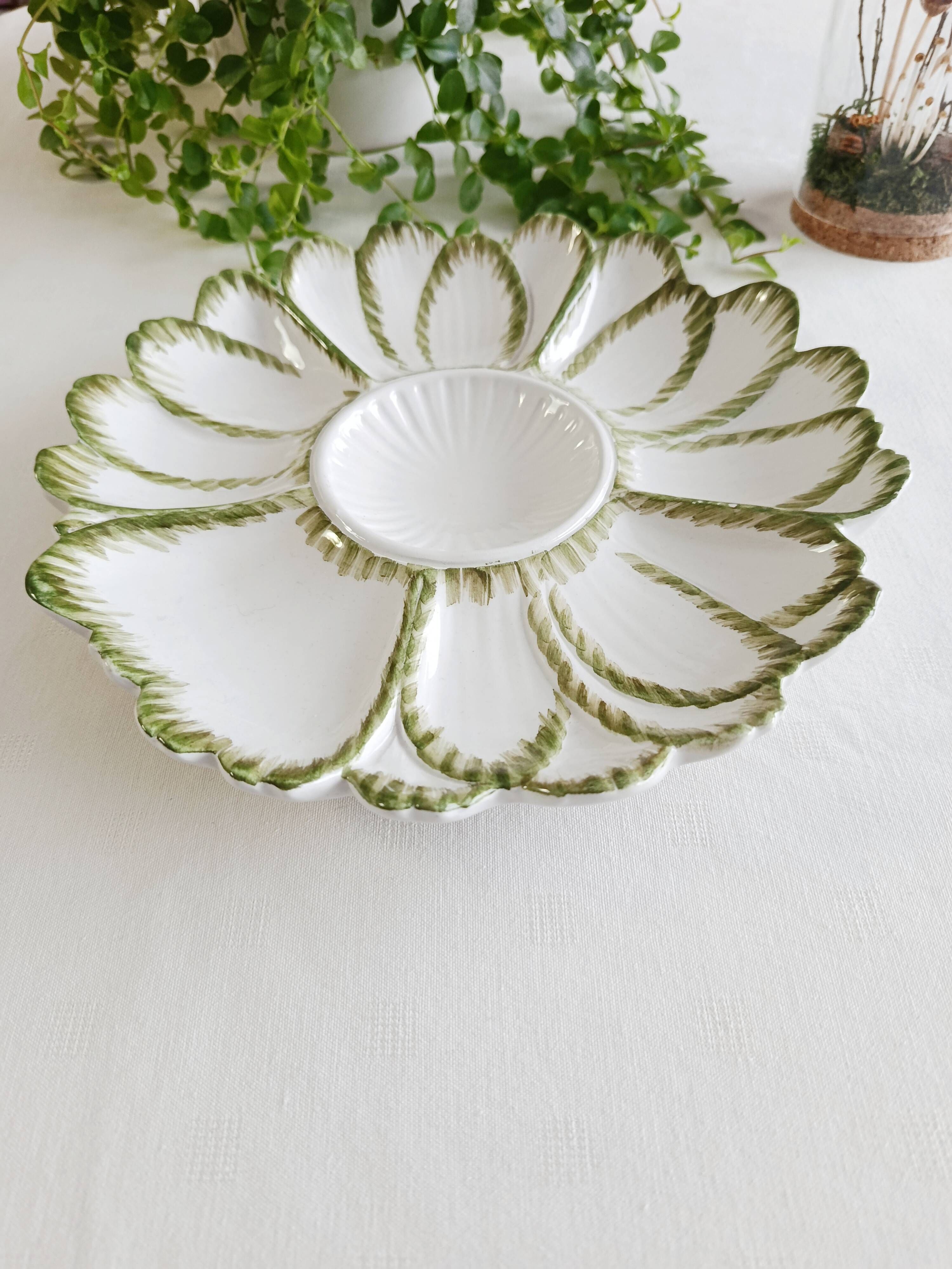 Artichoke plate in Italian ceramic