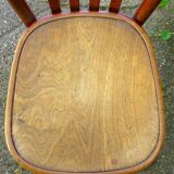 2 chaises FISCHEL Bistrot N° 89 1/2, 1932 assise bois