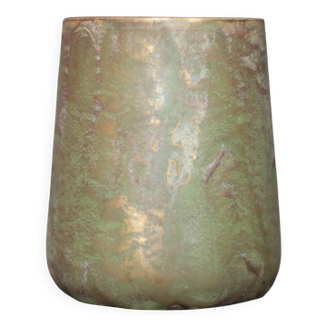 Vase les Yvelines en grès à décor émaillé à coulées d'arborescences, 1900