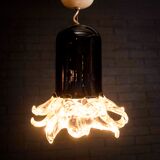 Vintage Leucos pendant lamp made of Murano glass.