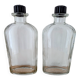 2 bouteilles anciennes Art déco Cadoricin flacons pharmacie 1L