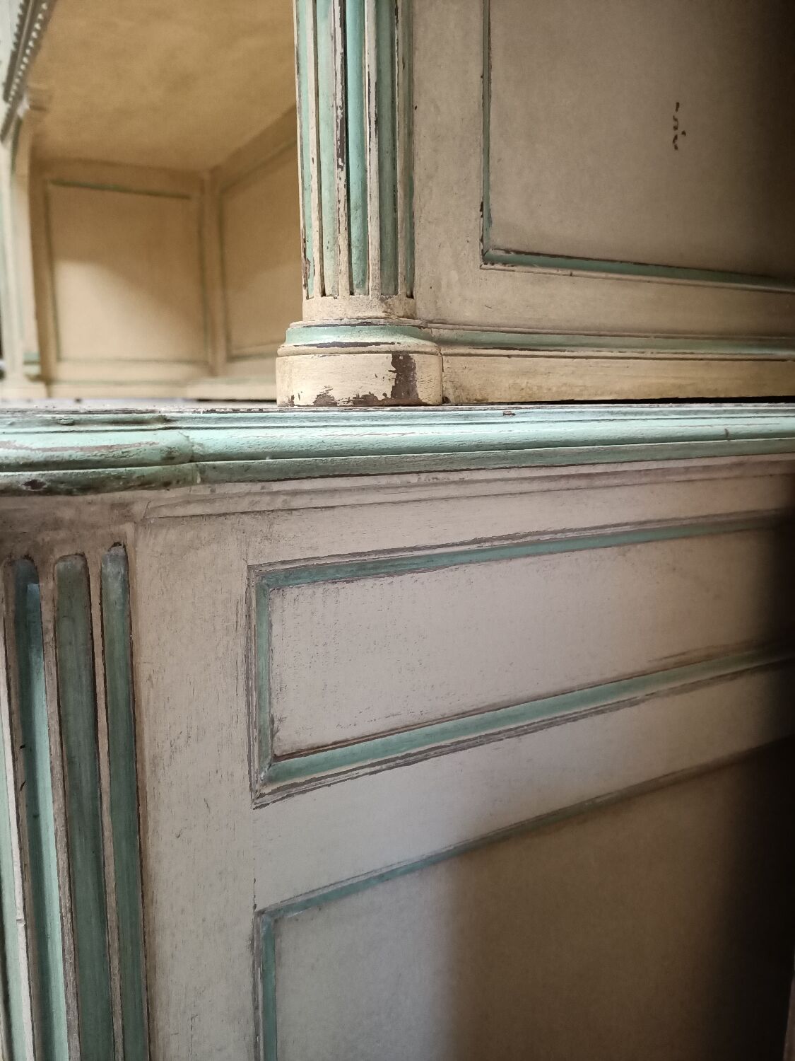 Old weathered Provencal buffet