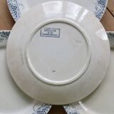 4 dessert plates from Sarreguemines U&C in the Luchon model.