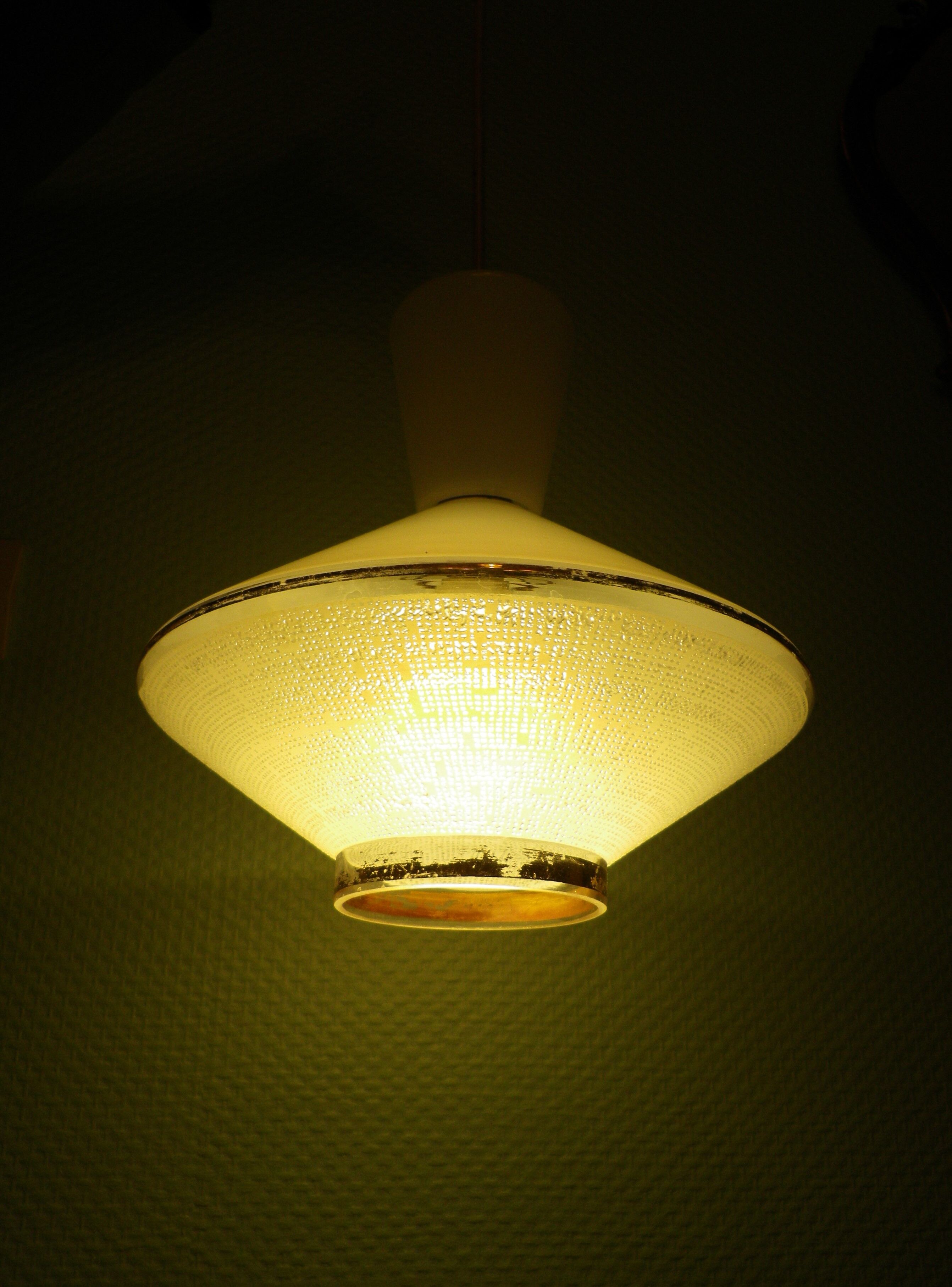 Vintage diabolo pendant lamp 1950/1960 Scandinavian design