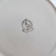 6 assiettes à dessert faïence Royal Sphinx Maastricht - Motif fleuri