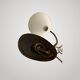 Vintage desk lamp 1950s jean boris lacroix