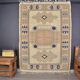 Unique Vintage Neutral Small Rug sku 2380