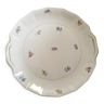 Dish with flowered porcelain