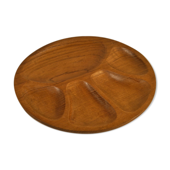 Teak aperitif tray