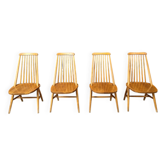 Mid century scandinavian dining chairs, 1960s
