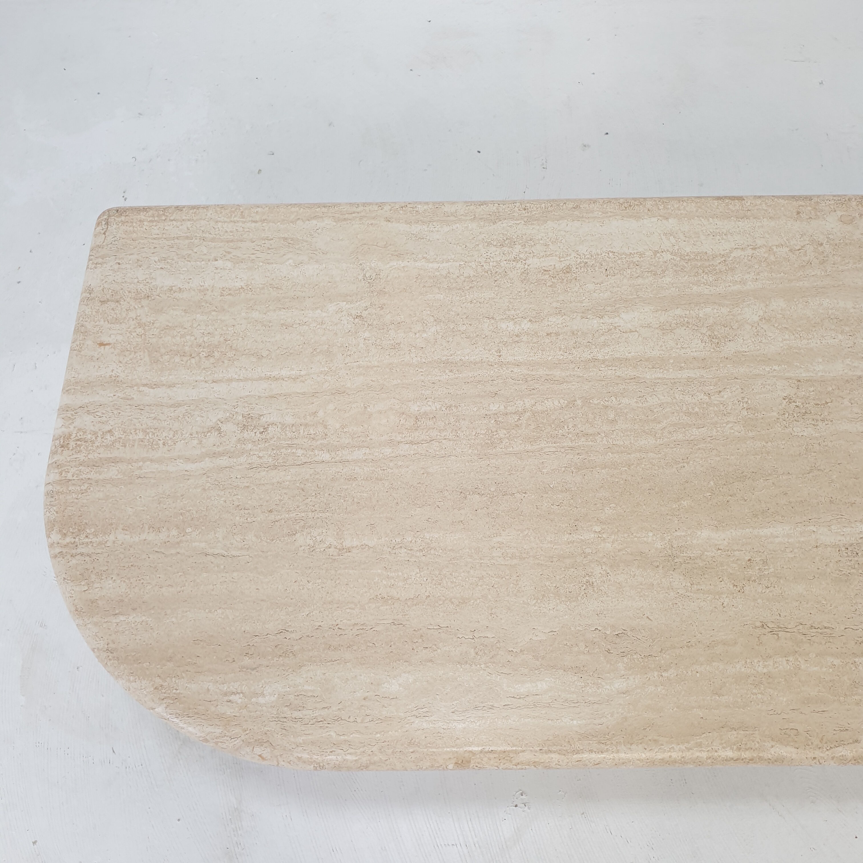 Italian Travertine Coffee Table, 1980's