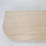 Italian Travertine Coffee Table, 1980's