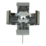 Vintage wall lamp INOX year 70