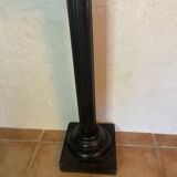 Old blackened wooden column harness Napoleon III