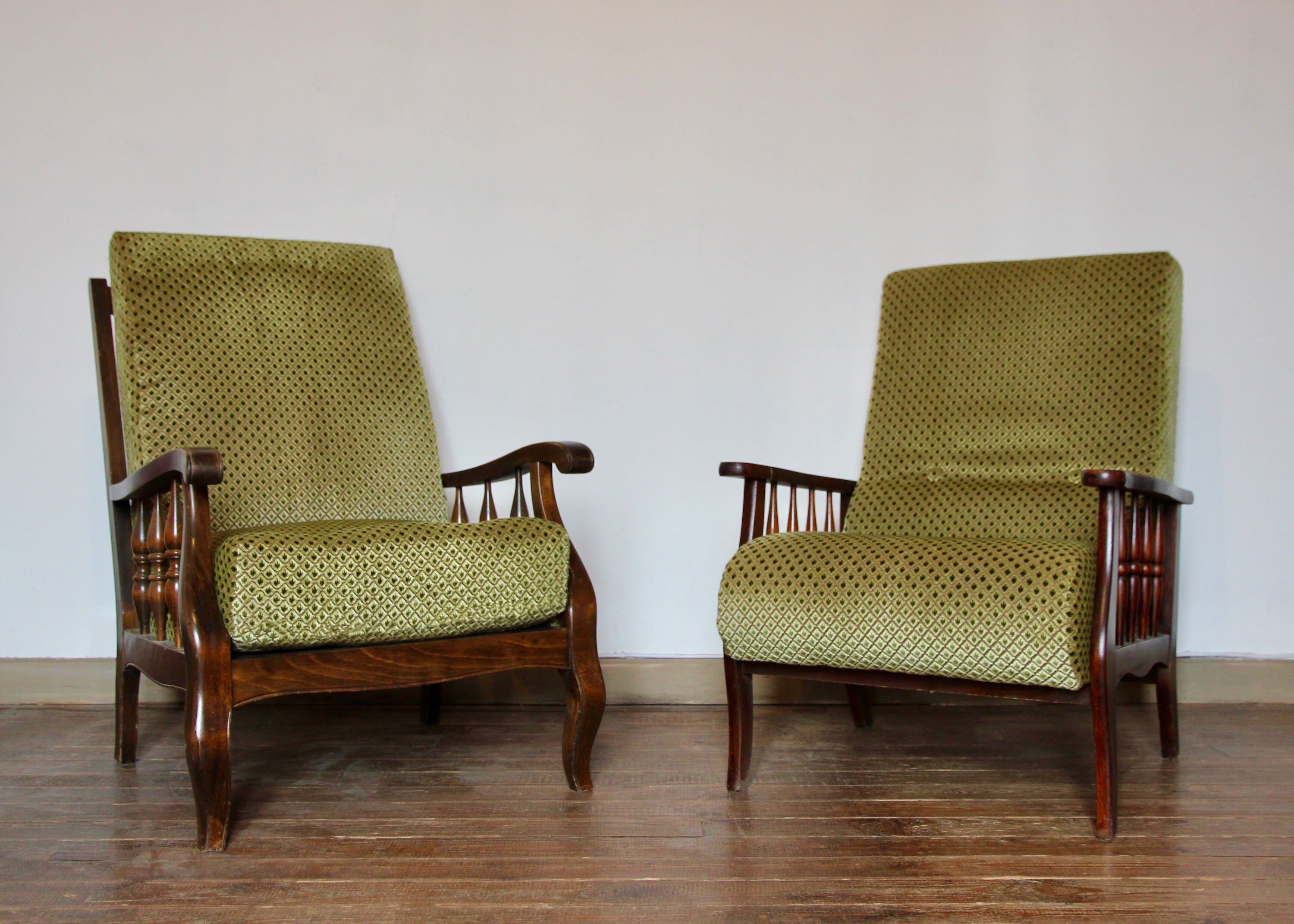 Pair of vintage armchairs