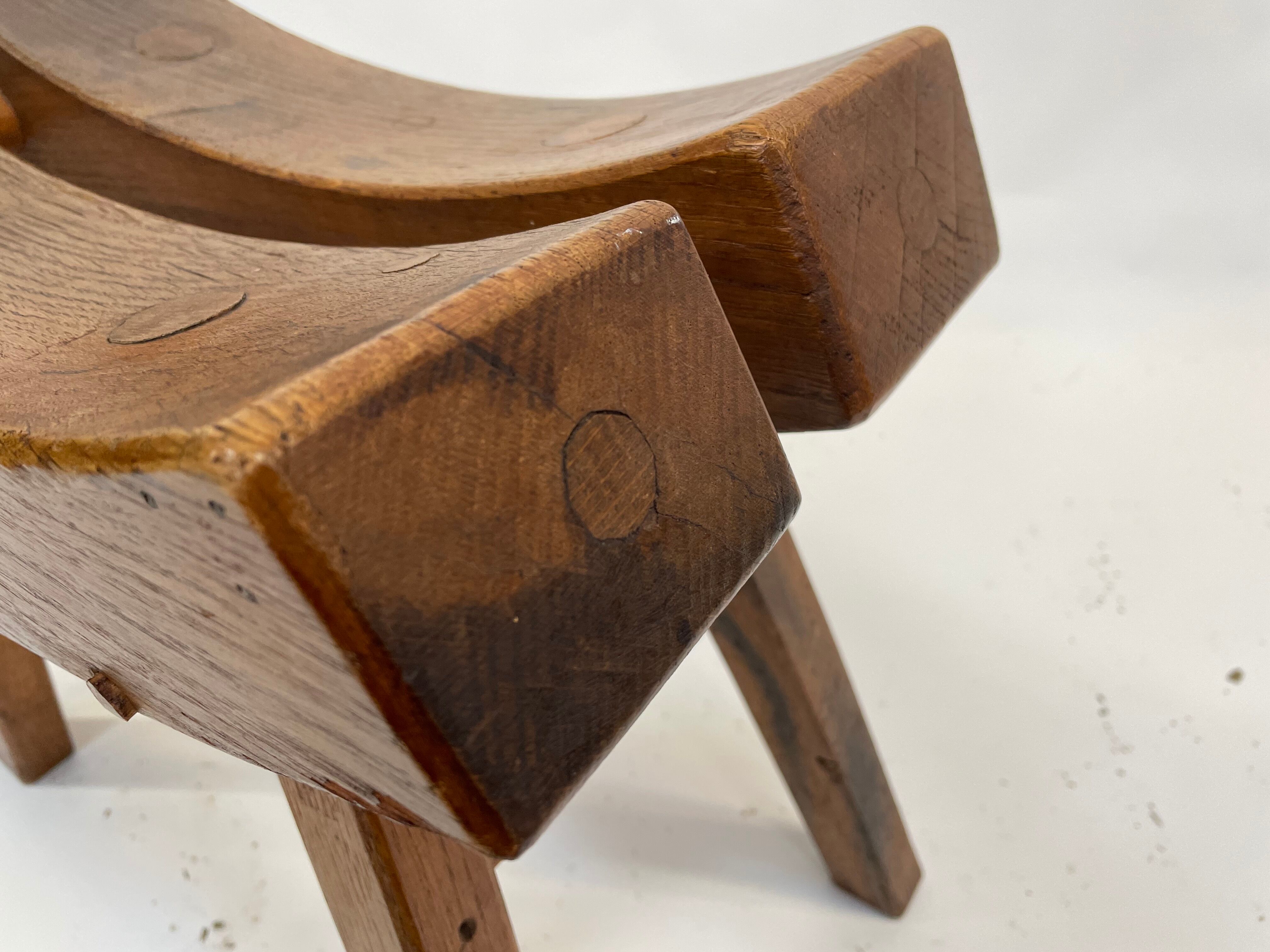 Vintage Brutalist Stool design