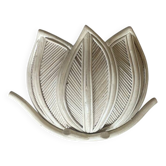 Applique fleur de lotus rotin et bambou