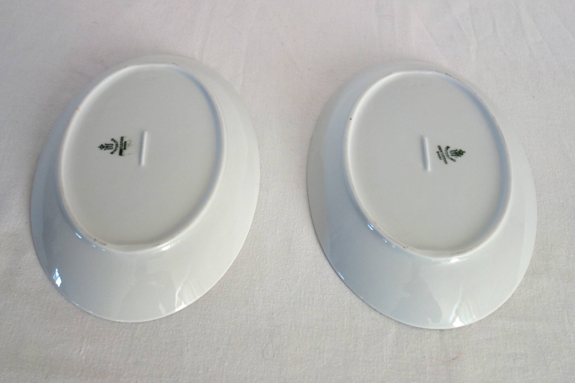 3 oval dishes Winterling Marktleuthen Bavaria 70's