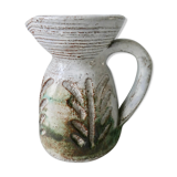 Albert Thiry ceramic pitcher, Vallauris, 1960s