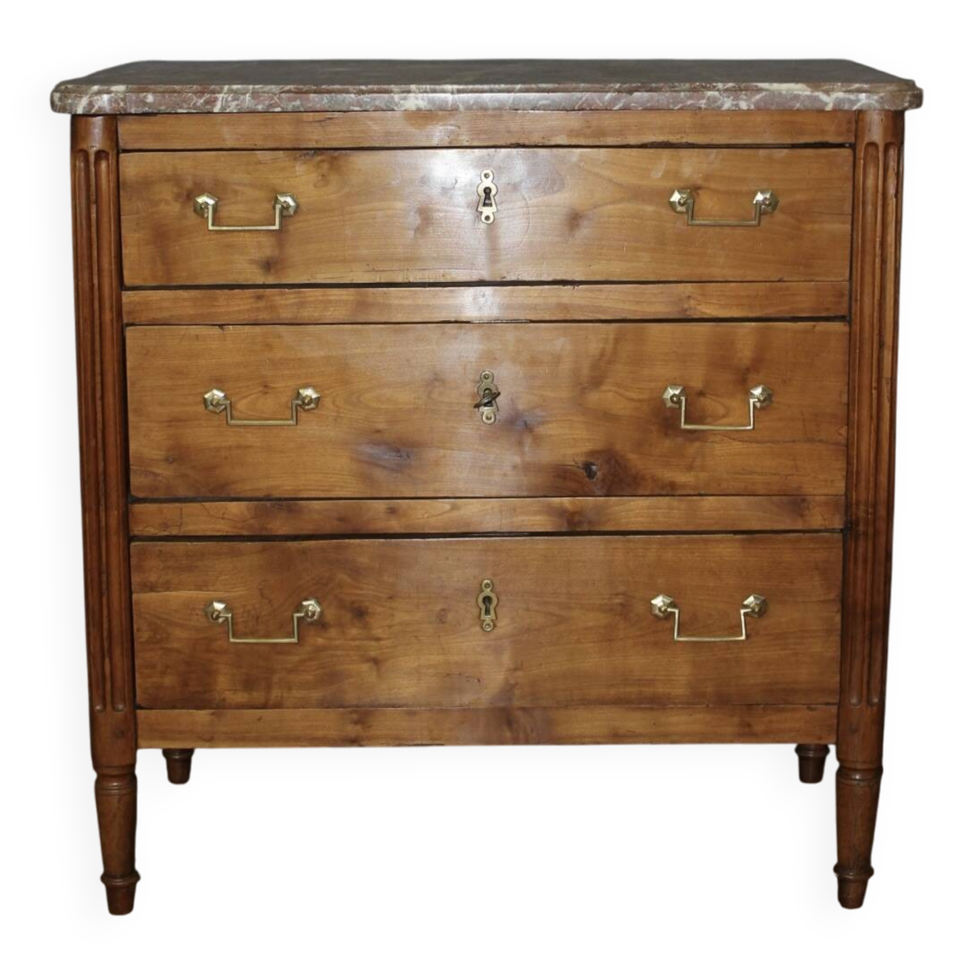 Commode Louis XVI en Merisier XVIIIe