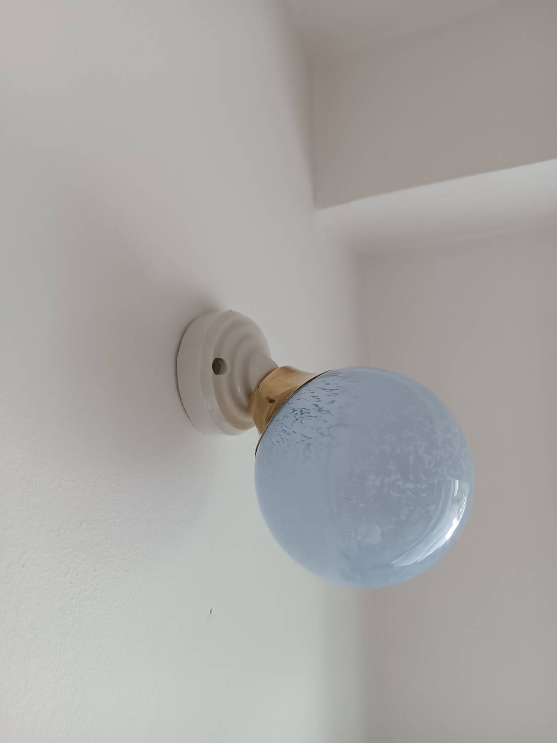 Clichy glass wall light