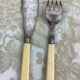Antique fish service