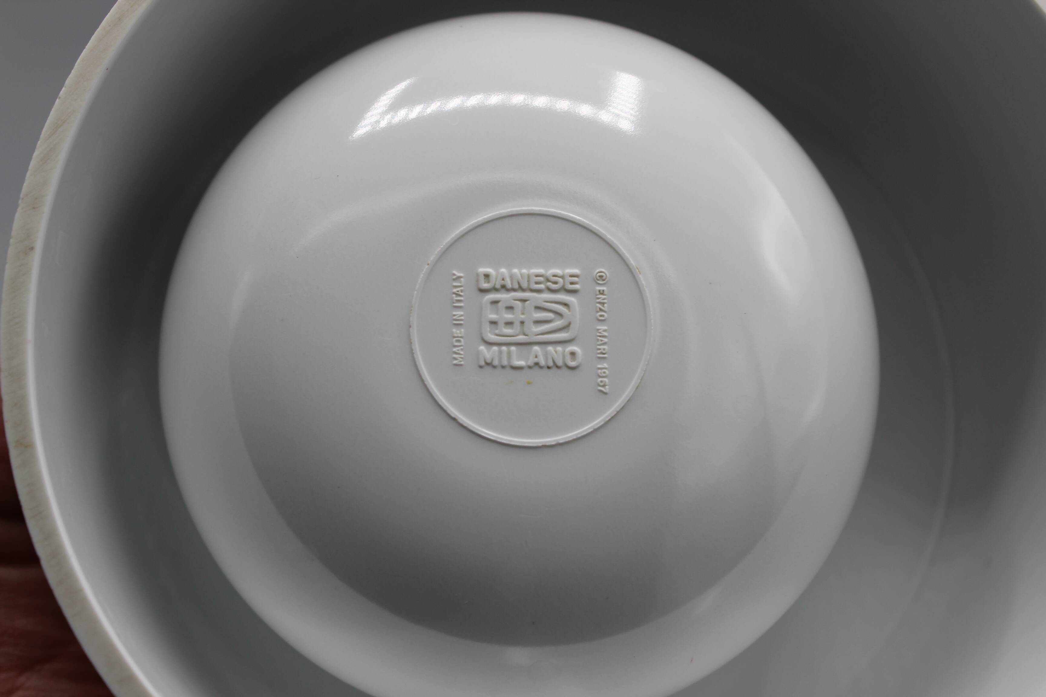 Beautiful ashtray enzo mari 1967 danese milano design vintage