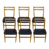 Scandinavian Ash Chairs, 1960s, Set of 6