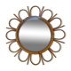 Rattan sun mirror