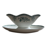 Sauceboat on stand Art Deco Saint-Amand model 4003