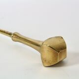 Vintage brass fireplace accessory set