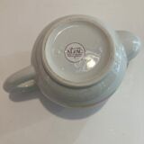 Round teapot Alpac pastel porcelain- years 80-retro-kitchen-vintage