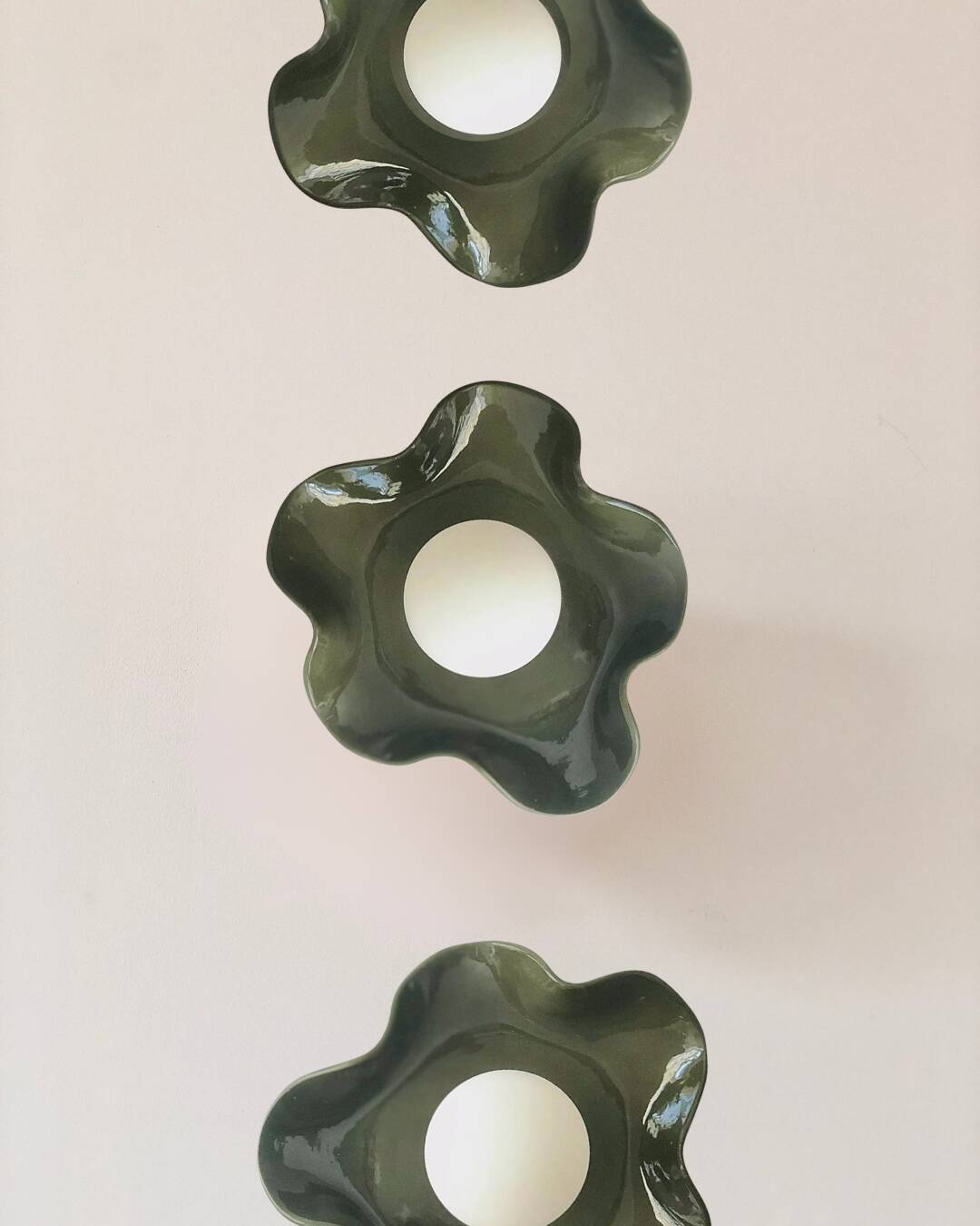 Square Coco Ceramic Wall Light - Jelly Olive