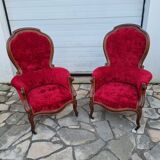 Louis XV convertible armchairs