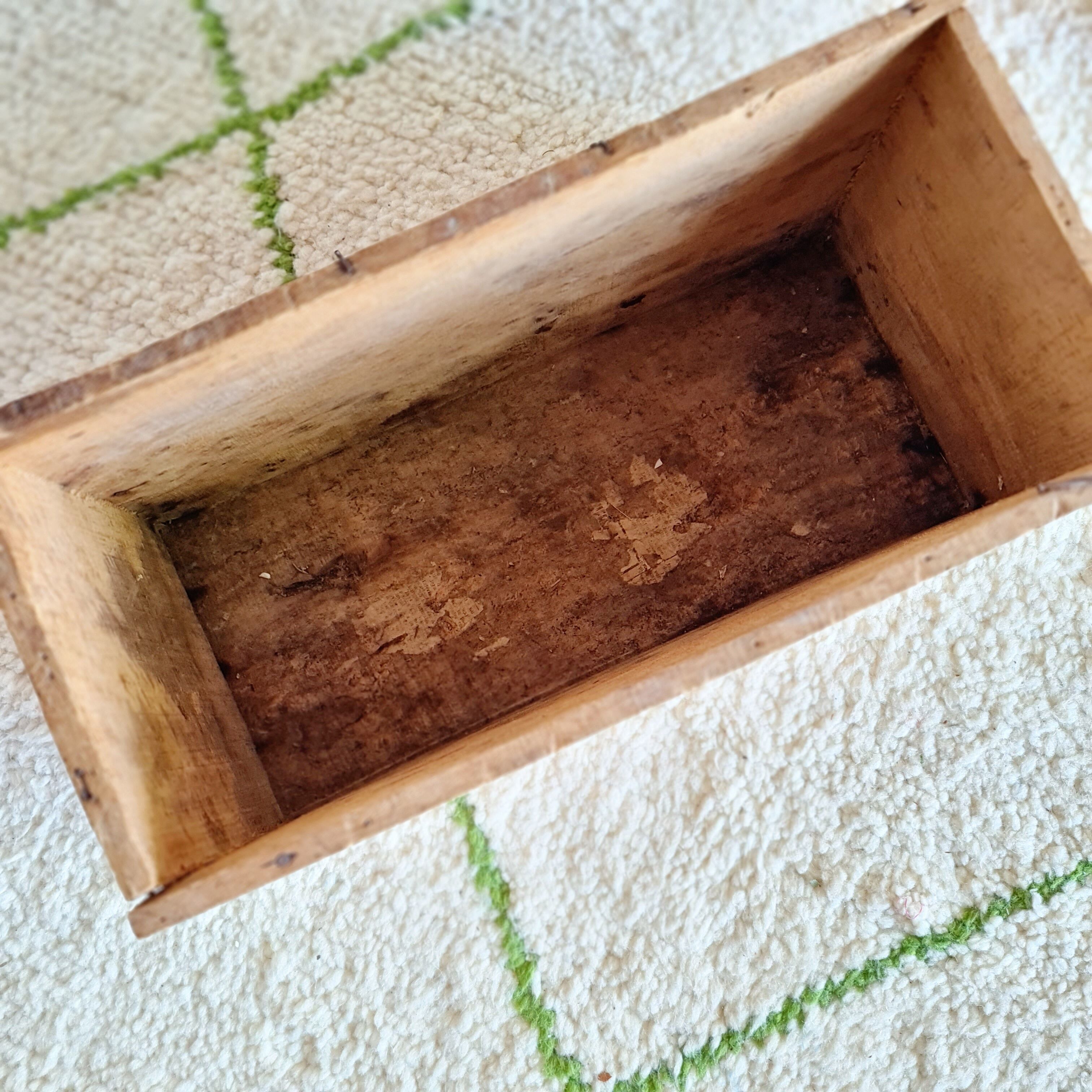Old wooden box