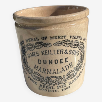 J.Dundee stoneware marmalade pot
