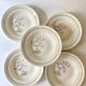 5 deep plates, KG Lunéville, Lorraine model, 1910s