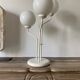 Urban three-headed desk lamp in white opaline