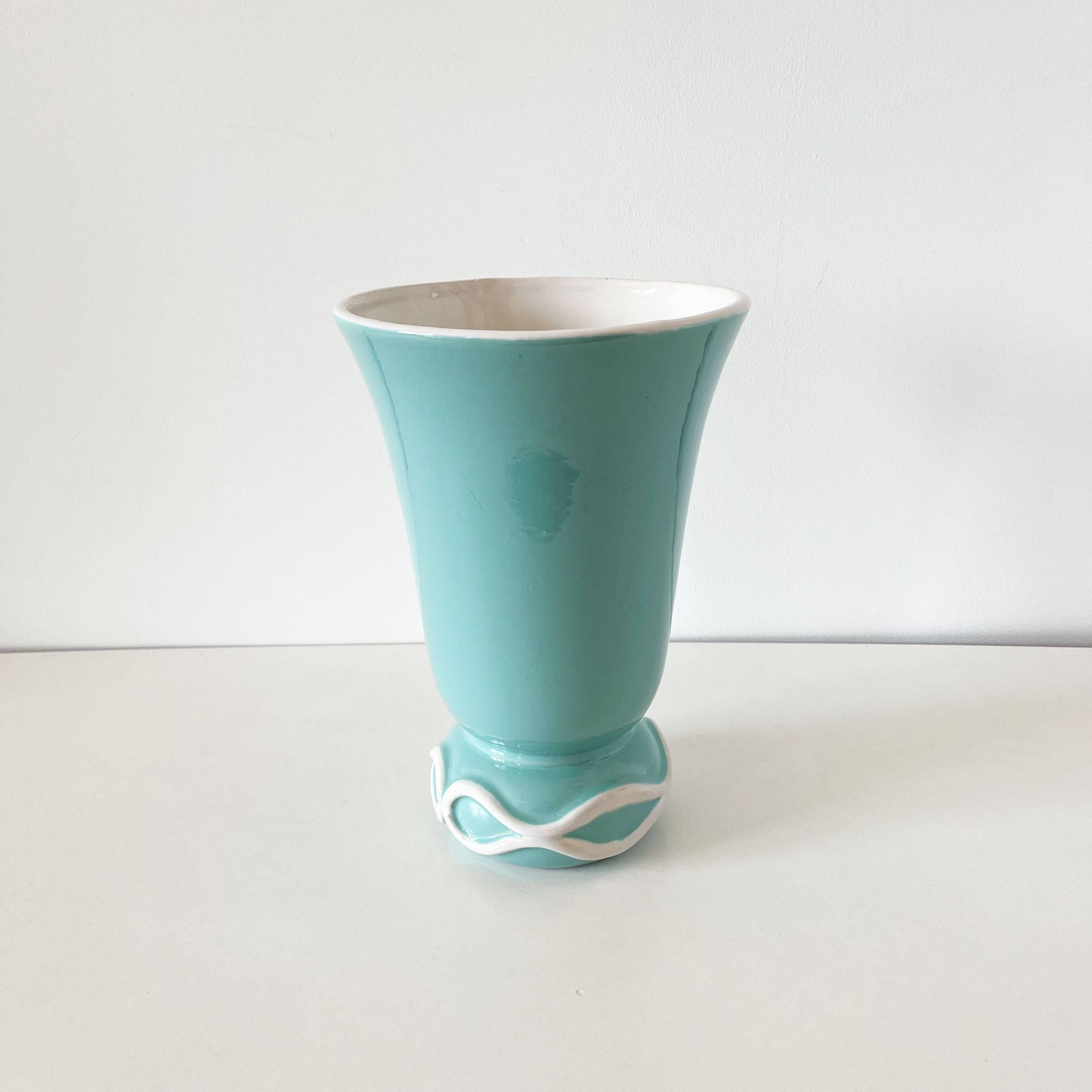 Vase céramique saint clement art deco 1940