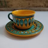 Grande tasse Saint Clément Jaune et vert